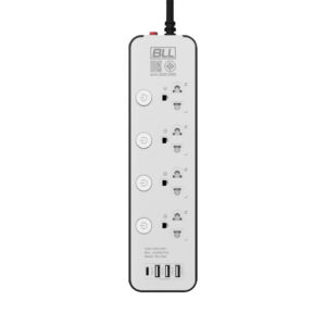 ปลั๊กไฟ BLL B86 4ช่อง 4สวิตซ์ 3USB 1TC