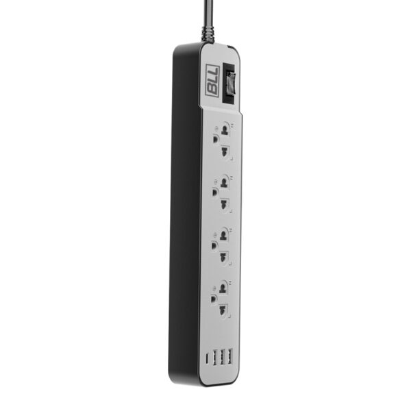 BLL B87 ปลั๊กไฟ 4 ช่อง 1 สวิตซ์ 1USB 1TC