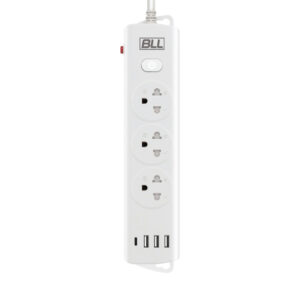 ปลั๊กไฟ BLL B89 1 สวิตซ์ 3 ช่อง 1USB 1TC