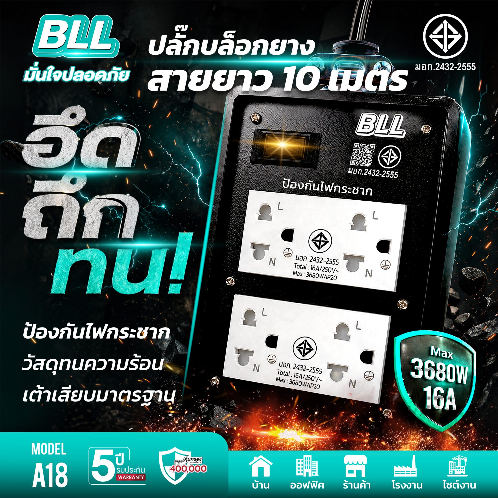 BLL Gadget | ปลั๊กไฟ ปลั๊กพ่วง และอุปกรณ์มือถือ