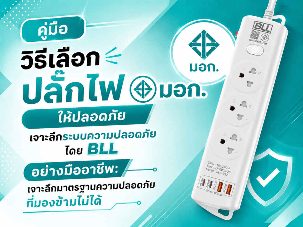 ปลั๊กไฟพ่วง มอก.