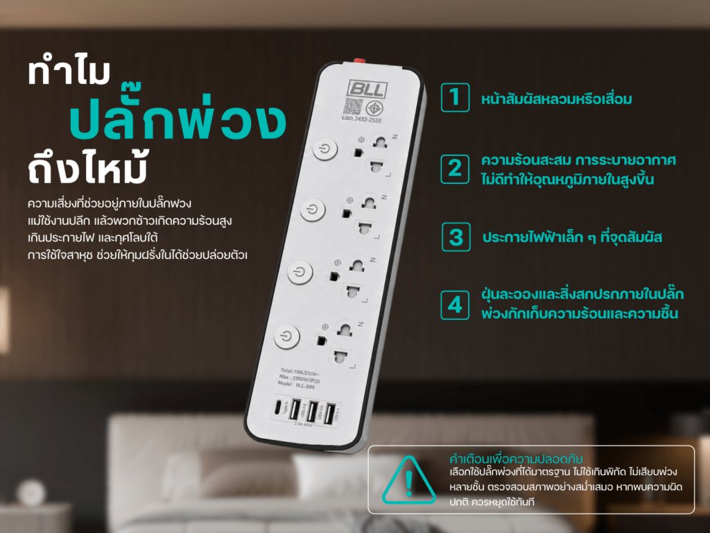 สาเหตุปลั๊กไฟไหม้ ทั้งที่ใช้งานปกติ! How to ตัวการอันตรายที่หลายคนมองข้าม