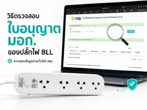 ตรวจสอบใบอนุญาต มอก.