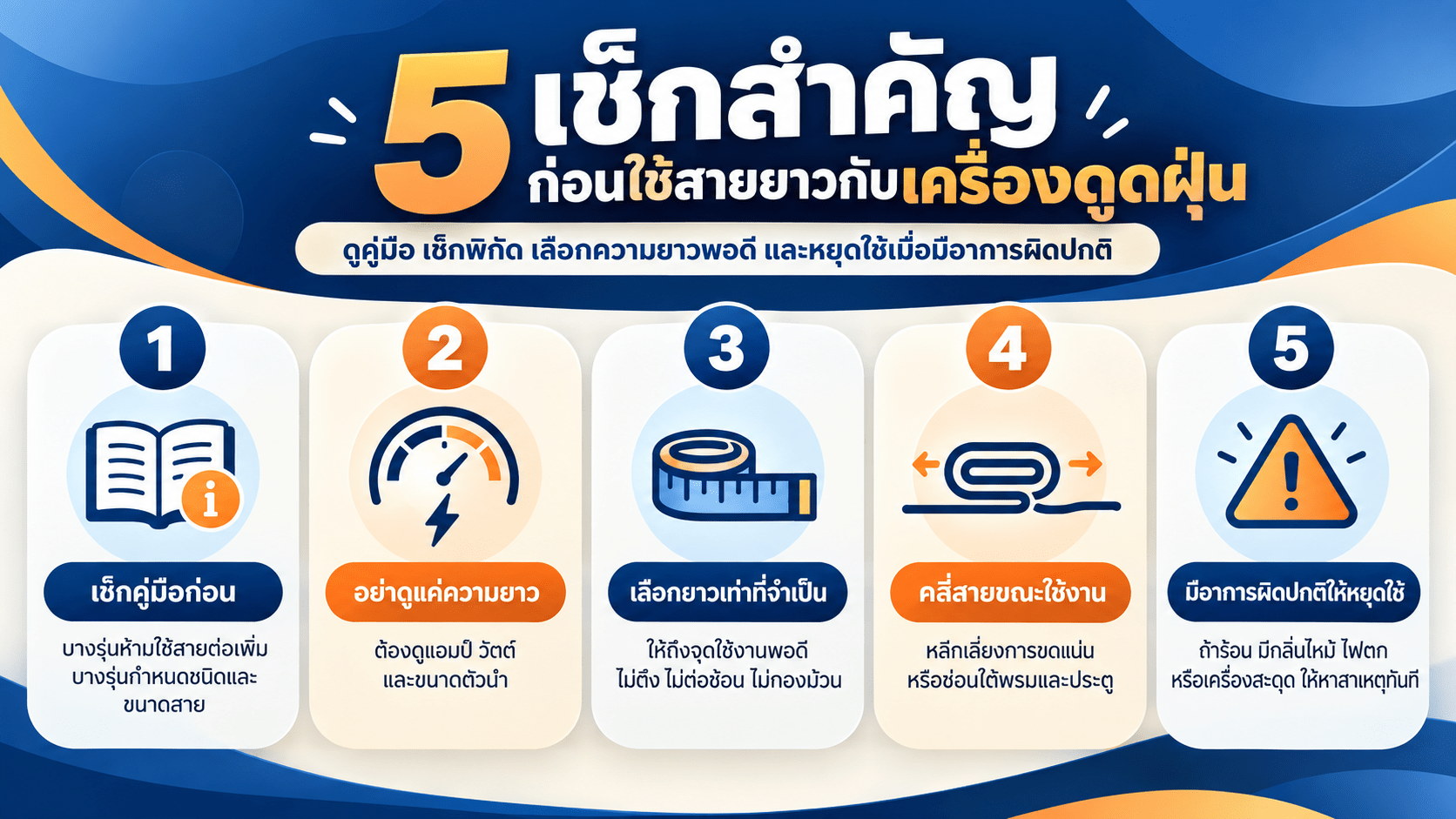 สรุป ก่อนเลือกสายยาว